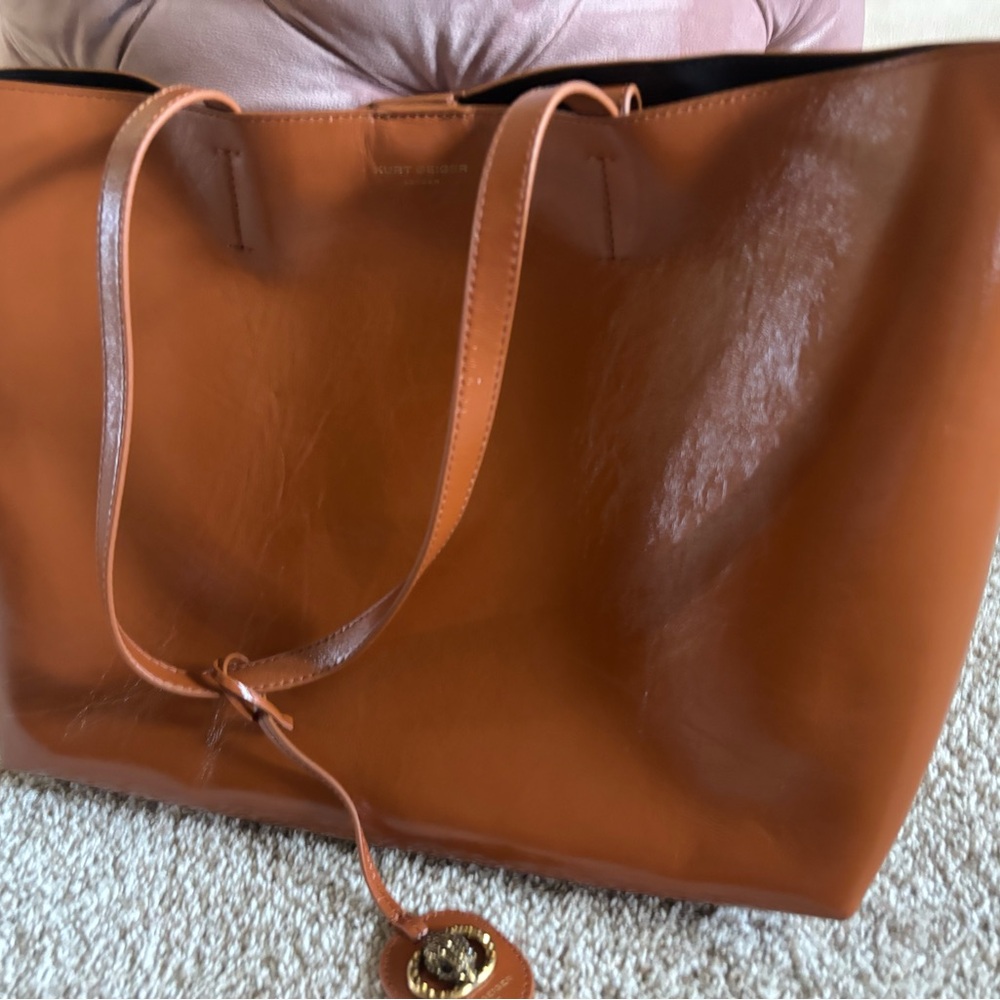 Kurt Geiger Brown Leather Tote
